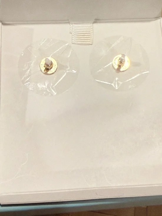 Piper K Gold Starfish & Pearl Glass Stones  Drop Cascading Earrings - White NIB - Picture 4 of 8